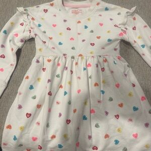 Cat & Jack White and Pink Dress